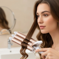 Mey İthalat® Ayarlanabilir Isılı Bukle Saç Maşası