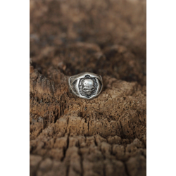 Mey İthalat® Ayarlanabilir Kuru Kafa Tasarımlı Erkek Yüzük