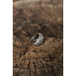 Mey İthalat® Ayarlanabilir Kuru Kafa Tasarımlı Erkek Yüzük