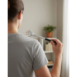 Mey İthalat® Ayarlanabilir Sırt Kaşıma Aparatı Dayanıklı Metal ve Eğlenceli Figürlü