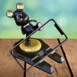 Mey İthalat®  Ayıcıklı Telefon ve Tablet Standı Masa Üstü Telefon ve Tablet Tutucu Aparatı