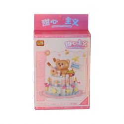 Mey İthalat® AYILI KEK   BLOCK OYUNCAK 370 PARÇA