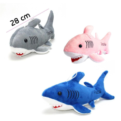 Mey İthalat® Baby Shark Şarkılı Köpek Balığı Peluş Oyuncak 28 cm