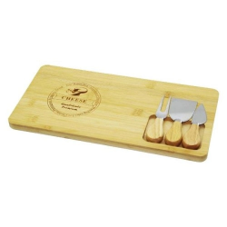 Mey İthalat® Bambu Peynir Kesme Sunum Tahtası