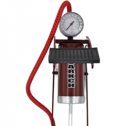 Mey İthalat®  Basınç Göstergeli Ayak Pompası Araba Bisiklet Motor Lastik Pompası