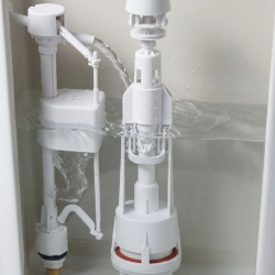 Mey İthalat® Basmalı Klozet Rezervuar İç Mekanizması Ayarlanabilir Su Seviyeli Tahliye Sistemi