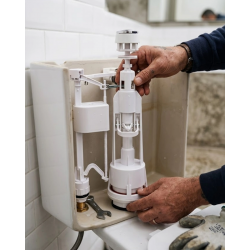 Mey İthalat® Basmalı Rezervuar İç Takımı Alt Girişli Sessiz Su Dolumlu Klozet İç Mekanizma Seti