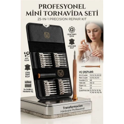 Mey İthalat® Bauer Serisi | 25'i 1 Arada Profesyonel Hassas Tornavida Seti 723038