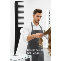 Mey İthalat® Bayan Kuaförü Saç Kesim Tarağı - Profesyonel Kuaför Kesim Tarağı Kuyruklu Saç Ayırma Şekillendirme Tarağı  722283