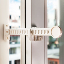 Mey İthalat®  Bebek Çocuk Evcil Hayvan Güvenlik Ayarlanabilir Koruyucu Pencere Havalandırma Kilidi