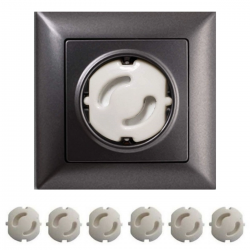 Mey İthalat®  Bebek Çocuk Priz Koruma Kapağı (6 Adet) Çocuk Güvenliği, Priz Muhafazası, Priz Kapatıcı