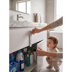 Mey İthalat® Bebek Güvenlik Dolap Kilidi Çok Amaçlı Çocuk Emniyet Kilit Sistemi