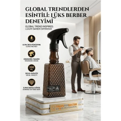 Mey İthalat® Berber Kuaför Su Spreyi Şişesi Profesyonel Saç Fısfısı 300 ML 723017