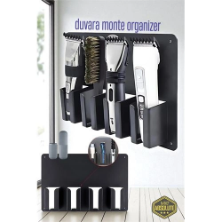 Mey İthalat® Berber Kuaför Tıraş Makinesi Organizeri - Tıraş Makine Fırça Tutucu 721914