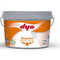 Mey İthalat®  Beşyıldız Silikonlu İç Dış Astar 3,5 Kg Beyaz