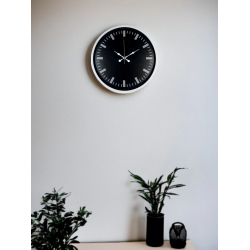 Mey İthalat® Beyaz 36 Cm Modern Duvar Saati