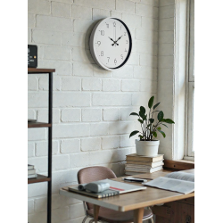 Mey İthalat® Beyaz 36 Cm Standart Duvar Saati