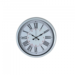Mey İthalat® Beyaz 40 Cm Roma Rakamlı Şık Duvar Saati