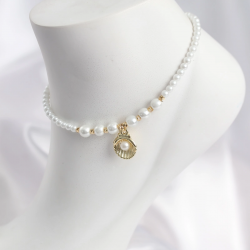 Mey İthalat® Beyaz İnci İstiridyeli Model Halhal