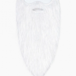 Mey İthalat® Beyaz Renk Lastikli Uzun Takma Sakal 40 cm