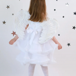 Mey İthalat® Beyaz Renkli Bebek Boy Melek Kanadı 30x45 cm