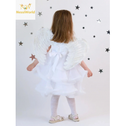 Mey İthalat® Beyaz Renkli Bebek Boy Melek Kanadı 30x45 cm