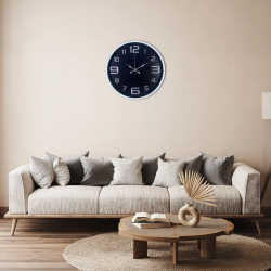 Mey İthalat® Beyaz Şık 36 Cm Duvar Saati