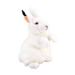 Mey İthalat®  Beyaz Tavşan Peluş 28 cm