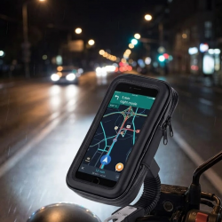 Mey İthalat® Bisiklet Scooter Motosiklet İçin Su Geçirmez Telefon Standı 360 Derece Döner