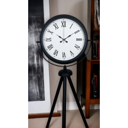 Mey İthalat® Black Elegance Tripod Ayaklı Saat