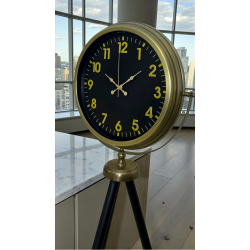 Mey İthalat® Black Legacy Eskitme Tripod Ayaklı Saat