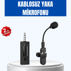Mey İthalat® Bluetooth 5.2 Destekli Gürültü Önleyici Kablosuz Mikrofon