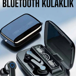 Mey İthalat® Bluetooth Kulaklık Dijital Göstergeli Kablosuz Uzun Pil Ömrü