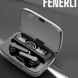 Mey İthalat® Bluetooth Kulaklık Powerbankli Dijital Göstergeli Dokunmatik Kontrol