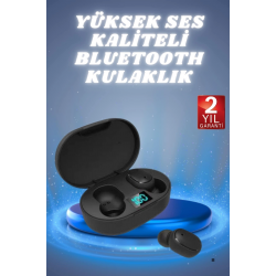 Mey İthalat® Bluetooth Kulaklık TWS Yüksek Ses Kaliteli Kesintisiz Dijital Göstergeli Kulaklık