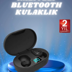Mey İthalat® Bluetooth Kulaklık TWS Yüksek Ses Kaliteli Kesintisiz Dijital Göstergeli Kulaklık