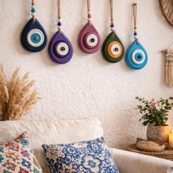 Mey İthalat®  BOHEM NAZAR DAMLASI SERİSİ 5 Lİ