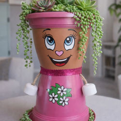 Mey İthalat® BONCUK HANIM VİLLA DEKORATİF SAKSI 1.7 Litre