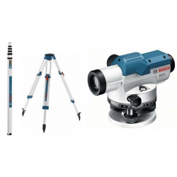 Mey İthalat® Bosch GOL 26 D+BT 160 Tripod+GR 500 Mira 100 Metre Optik Nivelman