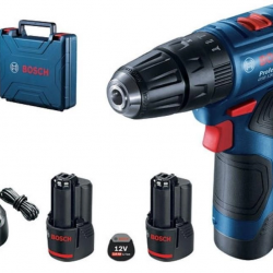 Mey İthalat® BOSCH GSB 120-LI Profesyonel 12 Volt 2,0 Ah Çift Akülü Darbeli Delme Vidalama