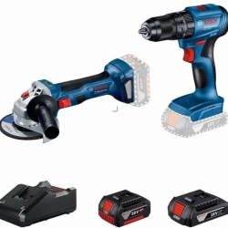 Mey İthalat® Bosch GWS 180-LI + GSB 185 Akülü Taşlama ve Darbeli Matkap Seti