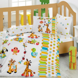 Mey İthalat®   Box Bebek Nevresim Takımı Oyun Bahçesi