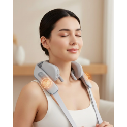 Mey İthalat® Boyun Masaj Aleti Biyonik Yoğurma Teknolojili 1800mAh Şarjlı