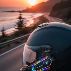 Mey İthalat® BT5.3 Çipli Kask İçi Bluetooth Kulaklık 25 Saat Pil