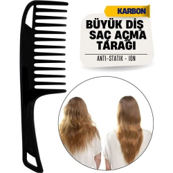 Mey İthalat® Büyük Diş Geniş Saç Açma Tarağı 716850