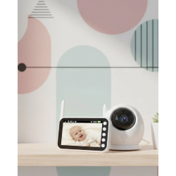 Mey İthalat® Büyük Ekranlı Bebek Kamerası Canlı İzleme ve Ses Dinleme