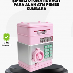 Mey İthalat® Büyük Hazneli Şifreli Para Tasarruf Kumbarası