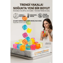 Mey İthalat® Buz Küpü Sürekli Kullanım 20 ADET Nordgröna 718112