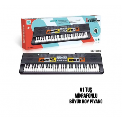 Mey İthalat® BX-1688 61 TUŞ MİKROFONLU PİYANO-PSF