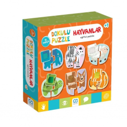 Mey İthalat® CA.5126 DOKULU PUZZLE HAYVANLAR